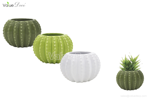 (DM0097) Cactus-Shaped Ceramic Pot