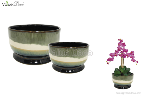 (SW0102) Reactive glaze ceramic Bowl