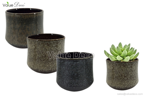 SWV00839 (Indoor Glazed Stoneware Flower Pot)