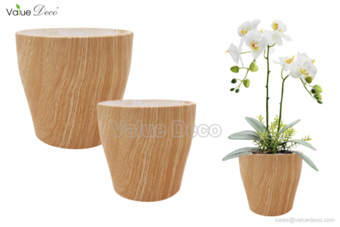 DMV03008 (Wood Water Transfer Ceramic Pot)