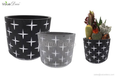 CMV00725 (Star Cement Flower Pot