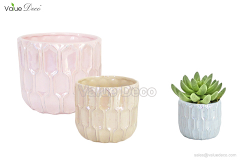 DMV03400 (Pearl Finish Ceramic Pot)