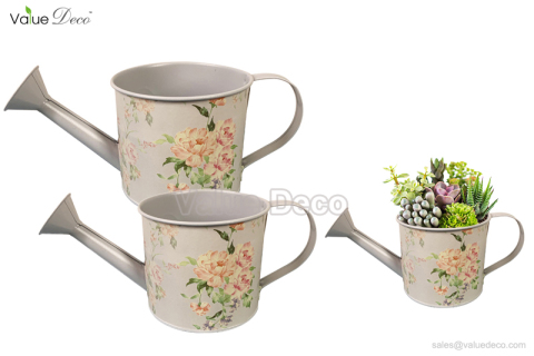 ZCV01460 (Flower Decal Design Watering Can)